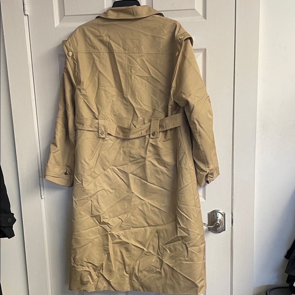 Samuel Belted Button-Detailed Cotton Blend Gabardine Trench Coat - Picture 5 of 6